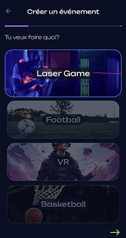 Créer un événement CrewUp